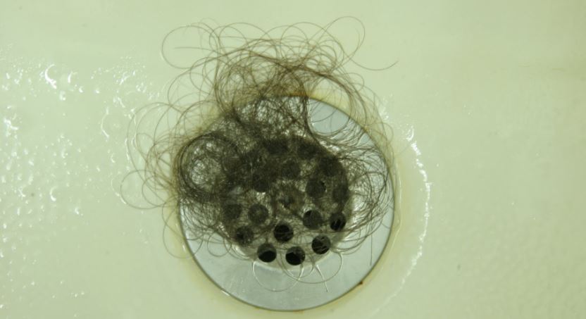Hair falling off in shower